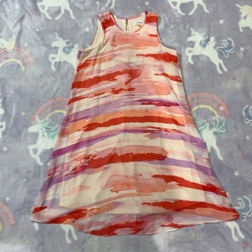 Calvin Klein Water Color Shift Dress